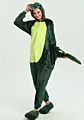 Adult Onesie Animal Cartoon Nightclothes Unisex Christmas Halloween Cosplay Pajama Green Dinosaur