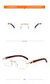 Trend Sunglasses for Women Square Unisex Rimless Sunglasses