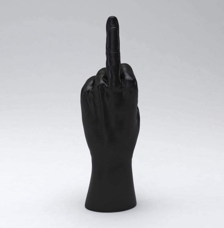 Resin Sculptuer Hand Sign