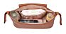 Premium Vegan Leather Stroller Organizer Large Capacity Stroller Bags for Baby Care Waterproof Buggy Bags for Girl or Boy