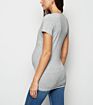 Maternity Grey Nursing Bamboo Comfortable Tshirt Specifically for Pregnant Women