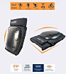 Adult Child Knee Pads Elbow Pads Wrist Guards 3 in 1 Protective Gear Set for Multi Sports Skateboarding Inline Roller Skating