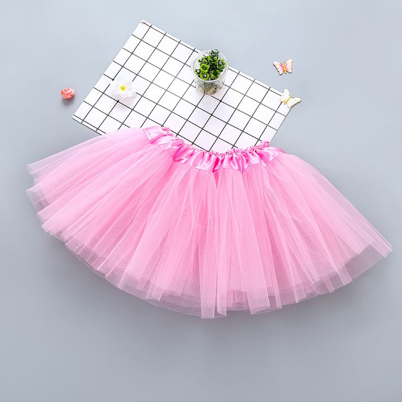 Baby Tutu Skirts Baby Girls' Skirts Pettiskirt for Kids Polyester Tutu Dress