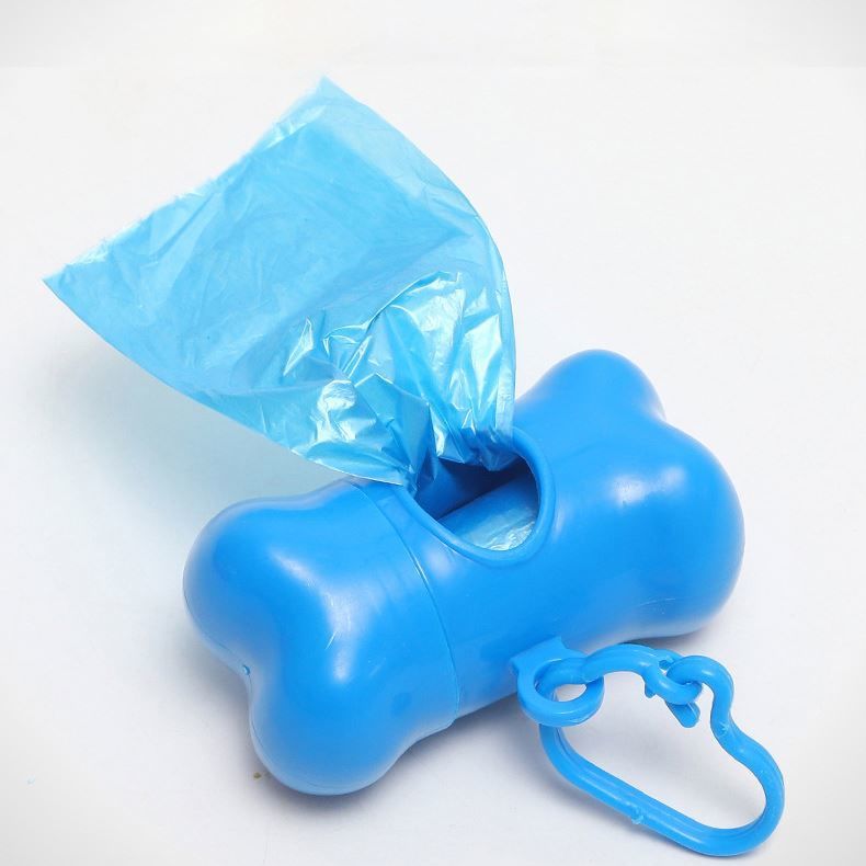 Portable Bone Shaped Pet Dog Poop Bag Dispenser Pet Waste Disposal Bag Dispenser