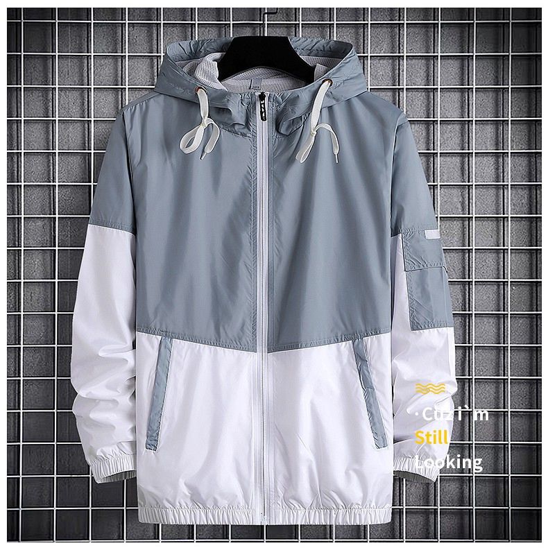 Windbreaker Jackets for Men Customized Zip Jackets plus Size Windbreaker Jacket