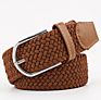 3517 Woven Braided Elastic Waist Belt Woman Leisure Elastic Sport Belt