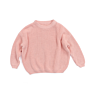 Autumn Newborn Baby Infant Toddler Kids Girl Solid Color Knitted Pullover Sweater
