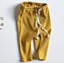 Baby Boys Girls Solid Leggings Toddler Ribbed Pp Pants Little Boy Casual Harems Pants Kids Trousers Bottoming Pant