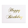 Exquisite Gilded Printed Greeting Christmas Cards Thank You Flower Greeting Card