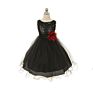 Little Girls' Sequin Mesh Tulle Dress Sleeveless Flower Party Ball Gown Girl Night Dress