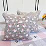 Pastoral Cotton Pillowcase Quilted Sofa Pillow without Filling Office Living Room Bedside Cotton Pillow Cover