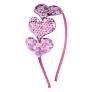 Sequin Baby Hairbands Rainbow Colorful Shiny Hair Hoops Girl Headbands Lovely Heart Kids Hair Accessories