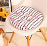 Home Decoration Design Printing round Linen Seat Cushion Office Sofa Cartoon Pillow