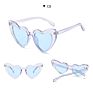 Multiple Colour Love Heart Shape Trending Fall Female Sunglasses