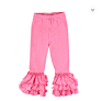 Solid Color Candy Colors Leggings Soft Cotton Girls Baby Icing Ruffle Pants Baby Clothes Pants