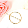 Uniq Hair Clip for Women - Hair Barrettes Hair Pins Moon Triangle Circle Butterfly Thick Hairgrips Styling