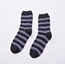Plain Stripes Men Cozy Socks Warm Tube Floor Fluffy Sock Crew Home Socks Thick Indoor Sleeping Chaussette