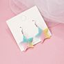 Creative Cute Simulation Fruits Dangle Drop Earrings Sets Statement Handmade Lemon Strawberry Hoop Earrings for Women Girls Jewe
