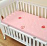 Guava Lotus Travel Crib Fitted Sheet with Name Grow Wild Crib Sheet Cotton Standard Crib Toddler Sheets