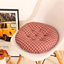 Home Decoration Design Printing round Linen Seat Cushion Office Sofa Cartoon Pillow