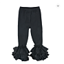 Solid Color Candy Colors Leggings Soft Cotton Girls Baby Icing Ruffle Pants Baby Clothes Pants