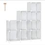 Bedroom Dust-Proof Storage Bookcase Plastic Simple Wardrobe Storage Artifact Shelf Household Single