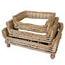 Customized Wicker& Sallow &Hand-Knitted Hand-Made Pet Bed & House&Basket Cave for Cat Dog
