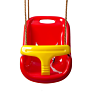 High Back Plastic Kids Swing Chair Playground Baby Garden Hanging Single Outdoor Swing Chairs