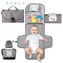 Portable Waterproof Travel Diaper Clutch Changing Pad for Baby