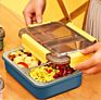 Type Lunch Box 304 Airtight Metal Food Container Stainless Steel Lunch Box with Compartment