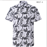 Salessummer Holiday Tropical Shirts Mens Hawaiian Shirts Casual Floral Print Short Sleeve Button down Shirt