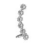 Aaa22 Rhinestone Women Earrings Ear Cuff Jewelry Gifts Wrap Earrings Butterfly Flowers Diamond Ear Clips