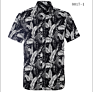 Salessummer Holiday Tropical Shirts Mens Hawaiian Shirts Casual Floral Print Short Sleeve Button down Shirt