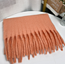 Thick Poncho Shawl Knitted Pashmina Blanket Plain Scarves Ladies Cashmere Wool Scarfs Women and Men