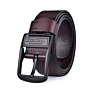 Adjustable Mens Leather Belts 100% Genuine Leather for Male