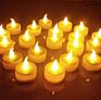 Electronic Flameless Color Changing Led Light Flashing Candles,Simulation Party Wedding Safety Home Festival Decoration Candles
