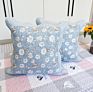 Pastoral Cotton Pillowcase Quilted Sofa Pillow without Filling Office Living Room Bedside Cotton Pillow Cover