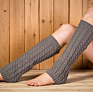 Women Ladies Leg Warmers Thermal Knitted Long Boot Sock Leg Warmers
