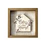 house shape wooden sign