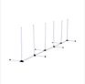 Dog Outdoor Training Equipment High Jump,Hoop and Pole Three Piece Dog Tunnel Pet Training Kit Hoop Agility Equipment