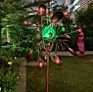 Solar Powered Glass Ball Garden Wind Spinners