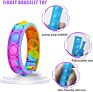 Stress Set Silicone Rainbow Sensory Fun Kid Band Pulseira Watch Wristband Pulsera Push Bubble Pop Fidget Toy Bracelet