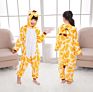 Children Autumn and Cartoon Animal Conjoined Pajama Toilet Version of Children's Home Flannel Pajama