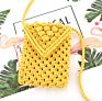 Ladies Kids Macrame Crochet Shoulder Bag Handmade Cotton Rope Crossbody Purse Bag