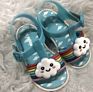 Melissa Star Rainbow Children's Sandal Girls Soft Soles Cute Baby Shoes Flat Beach Shoes