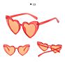 Multiple Colour Love Heart Shape Trending Fall Female Sunglasses