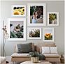Picture Frame Black Poster Frame Display Pictures with Mat or without Mat Wall Gallery 8*10 Photo Frames