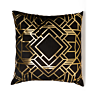 Gold-Stamping European Classical Pillowcase Cushion Cover