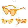 Multiple Colour Love Heart Shape Trending Fall Female Sunglasses