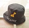Children Cute Animal Cartoon Logo Cotton Fishermen Sun Hats Bucket Caps
